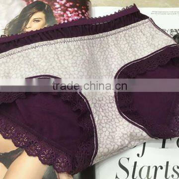 Wonderful Design Lowest Price Charming Dark Purple Lace Bra Panty photo-3