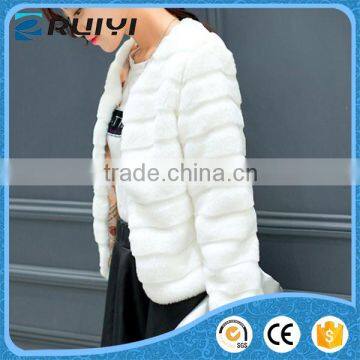 Lady Faux Fur Coat Black Fur Coat Jacket photo-4