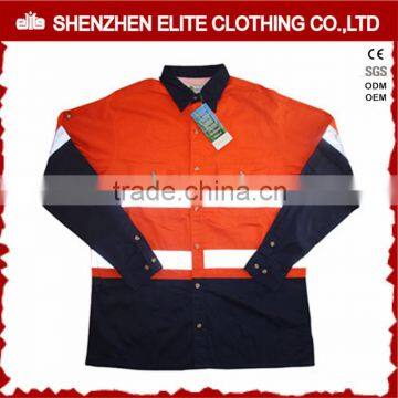 reflective safety 100 percent cotton hi vis shirts