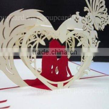 Couple in Love 3d Pop up Greeting Card photo-3
