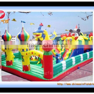 china inflatable, popular carton inflatable castle park for funny