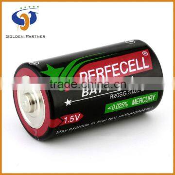 Reliable seller r20 d size um-1primary battery for toys