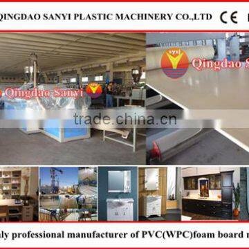 China new typle plastic foamed sheet production line (SJSZ80/156)