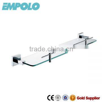 Contemporary glass shelf design for bathroom,glass shelf with bar 936 07