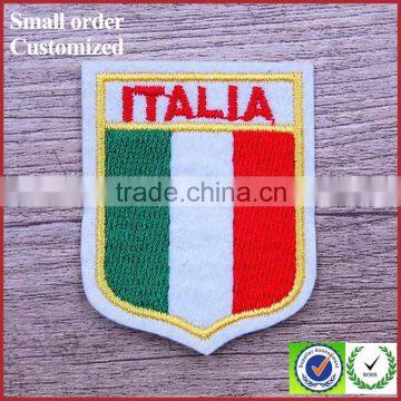 The custom high quality textile embroidery patch