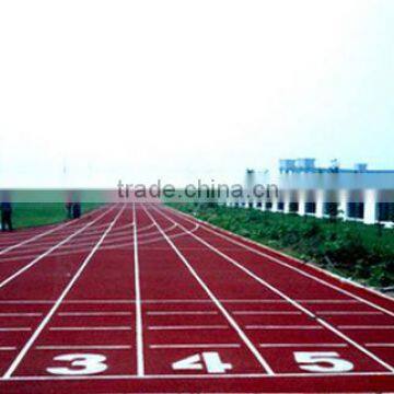 Plastic rubber running track for playground in college