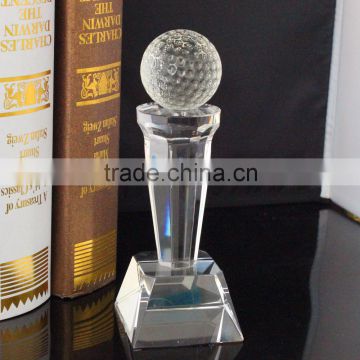 wholesale cheap crystal glass trophy award from trophy manufacturer