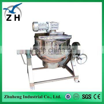 jacketed kettle cooker pressure jacket kettle tilting stainless steel jacketed kettle(jacket pot/steam cooker /food machine)