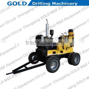 Trailer Mounted Hydraulic Drill Rig Water Well Drill Machines