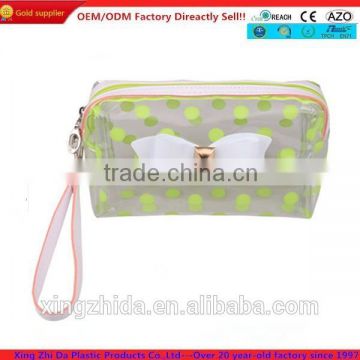 Cute Polka Dot transparent waterproof pouch