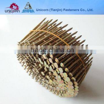 15de ring/screw shank wire coil steel nail