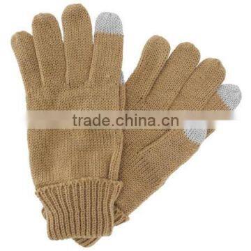 Knit Beret Hat Scarf & Glove Set01 photo-3