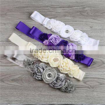 graceful newborn baby shower girl hairband with factory wholesale girls colorful cute baby flower hairband