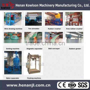 2015 CE approved factory price waste tire recycling rubber powder machine