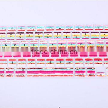 Colorful Protector Film Silicone Keyboard Cover for MacBook Pro 13" 15" 17" Colored Silicone Rubber Keyboard Cover for Macbook photo-3