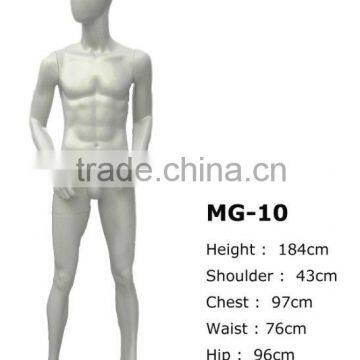 Gross white egg head male mannequin dummy model mankin