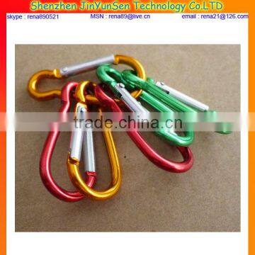 2014 High Quality aluminum small carabiner hook