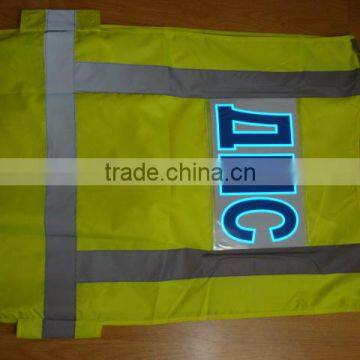 High Brightness & Good Quality Electroluminescent Safety Vest