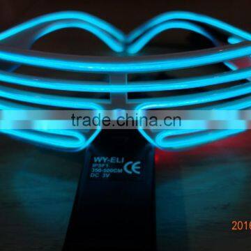 High quality&High luminance Bar. KTV. Party. Discotheque Blue EL Shutter glasses