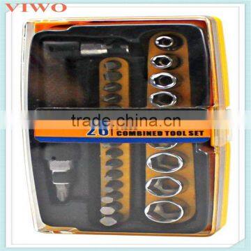26pcs screwdriver socket and bit set