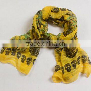 2014 latest lady cheap polyester scarf