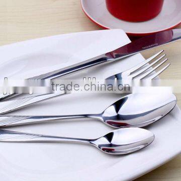 Fasion Design Moden Mirror Polish Wholesale Stainless Steel Dinnerware photo-4