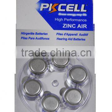 PKCELL A10 A312 A675 A13 Hearing Aid Battery 1.4v Zinc Air Button Cell Battery photo-2