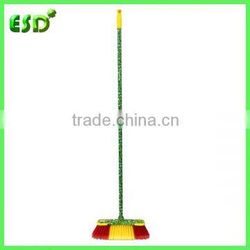 Hot Sale Water Transfer Printing Plastic Indian Broom With Handle