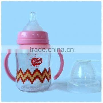 5oz glass baby bottle with handle