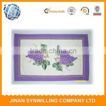 100% Cotton Material and Printed Pattern cotton towels printed tea towel