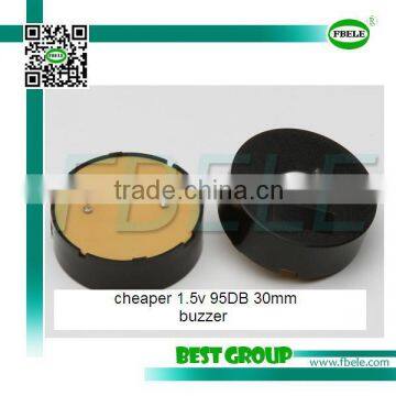 cheaper 1.5v 95DB 30mm buzzer FBPT3010