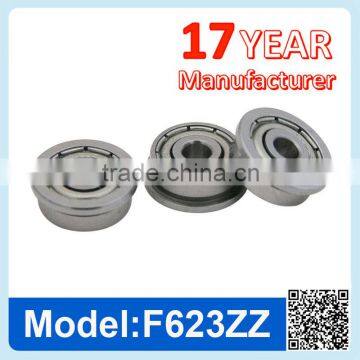 F623 ZZ RS Miniature Flange Ball Bearing Deep Groove Ball Bearing