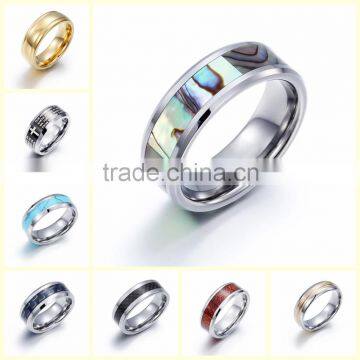 Wholesale High Quality Stainless Steel Rings for Men Silver Plated