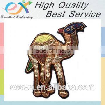 personalized light gold bullion wire animal