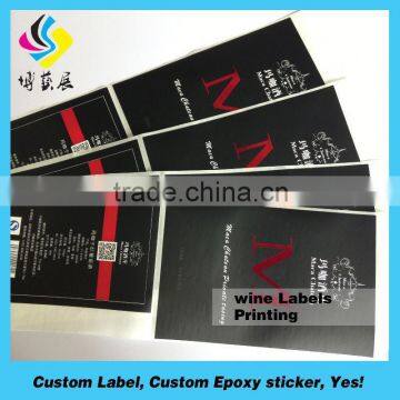Hot Stamping Foil Label Adhesive Hot Stamping Label for Bottle of Red Wine photo-3