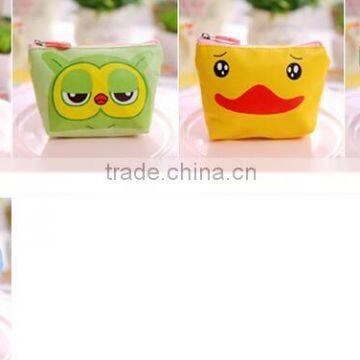 Hot Sale Fashion PU Leather Zipper Cartoon Animal Printing Pouch Wallet Fancy Promotional Gift Plastic Handbag Euro Coin Purse photo-4