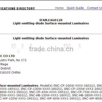 Cutting-edge 100w Patent Design Led Canopy Lights With UL CUL DLC List for Gas Station Lighting photo-3