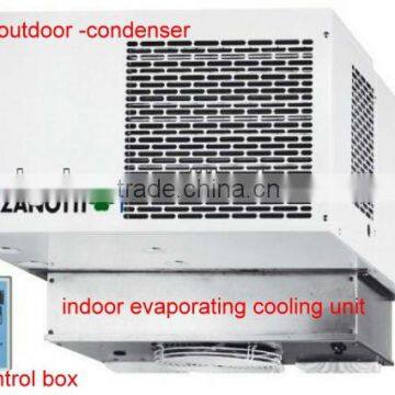 roof mounted monoblock refrigeration unit for cold and freezer room refrigeration