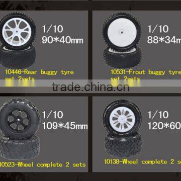 rc car tyre buggy wheels for car 1/10