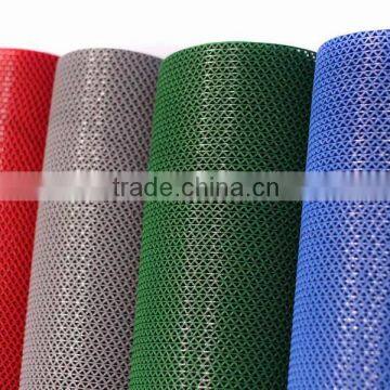 100% pure PVC anti-slip grid plastic mat