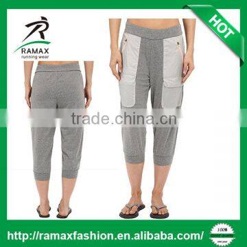 Ramax Custom Women 3/4 Lockdown Zipper Pockets Jogger Pants For Sport Jersey