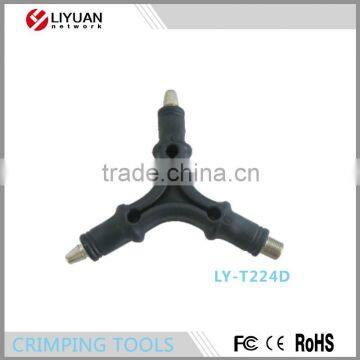 LY-T224D Pin-Extrator 3 in 1 Tool RG59 RG6 Network crimping tools