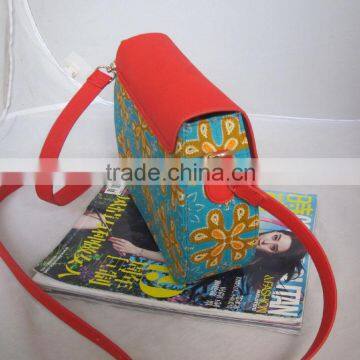 2016 African Wax Fabric Pattern Bag Africa Wax Woman Tote photo-4