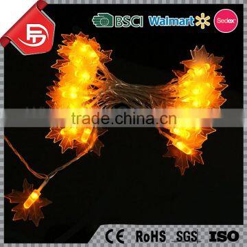 TZFEITIAN IP44 Transformer Warm White Maple Leaf String Light photo-3