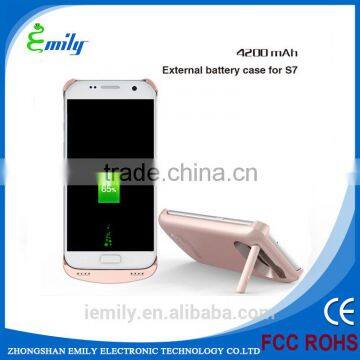 For Samsung S7 battery charging power case 4200mah rechargeable