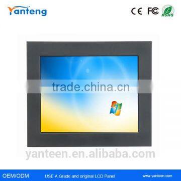 Front panel IP65 19inch sunlight readable outdoor LCD monitor with 1000nits High brightness and aluminum front bezel