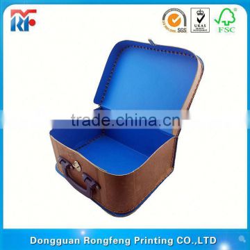 Christmas white colour paper cardboard suitcase