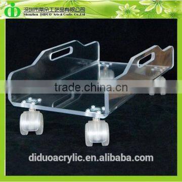 DDI-M0065 Trade Assurance Chinese Factory Wholesale Lucite Acrylic CPU Stand Cart