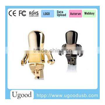 Custom usb flash drive shaped robot,cheapest usb stick,wholesale robot usb