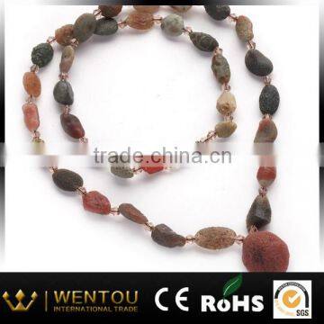 Precious Necklace Jewelry Natural Xinjiang Agate Seed Jewelry Agate Beaded Jewelry photo-4